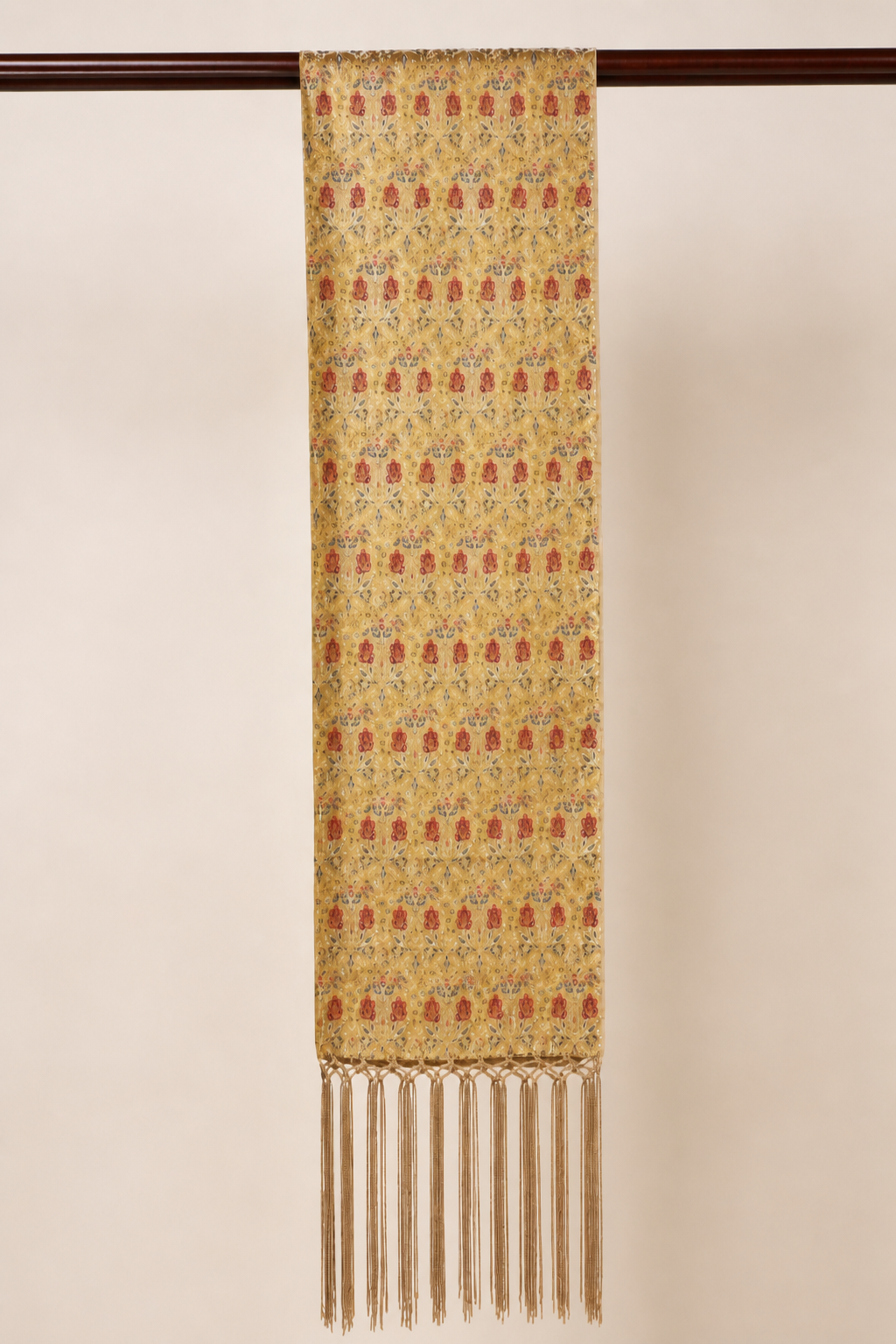 Pure Silk Brocade Scarf