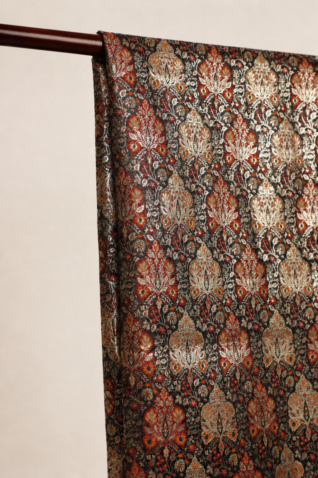 Pure Silk Brocade Scarf