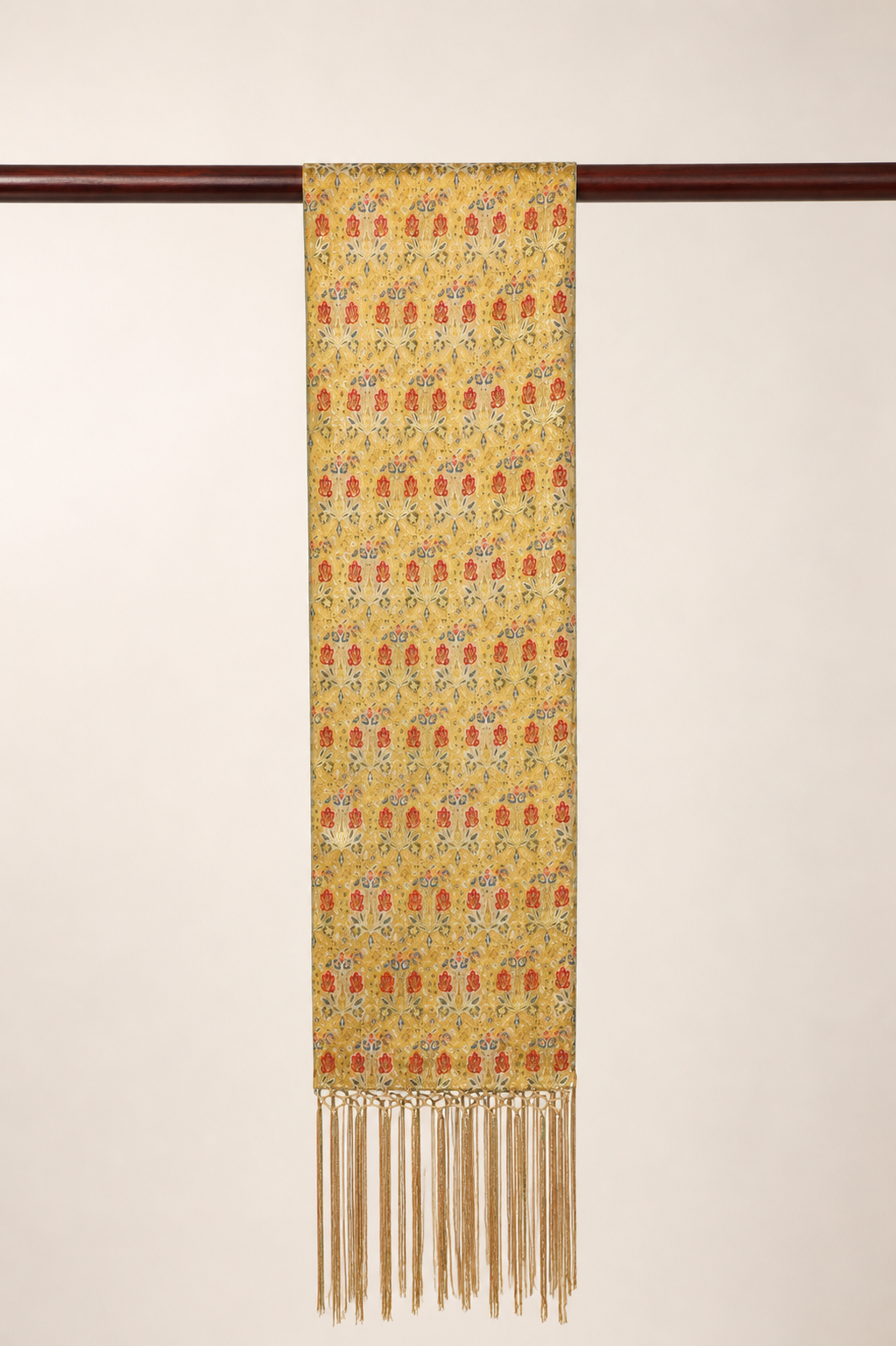 Pure Silk Brocade Scarf