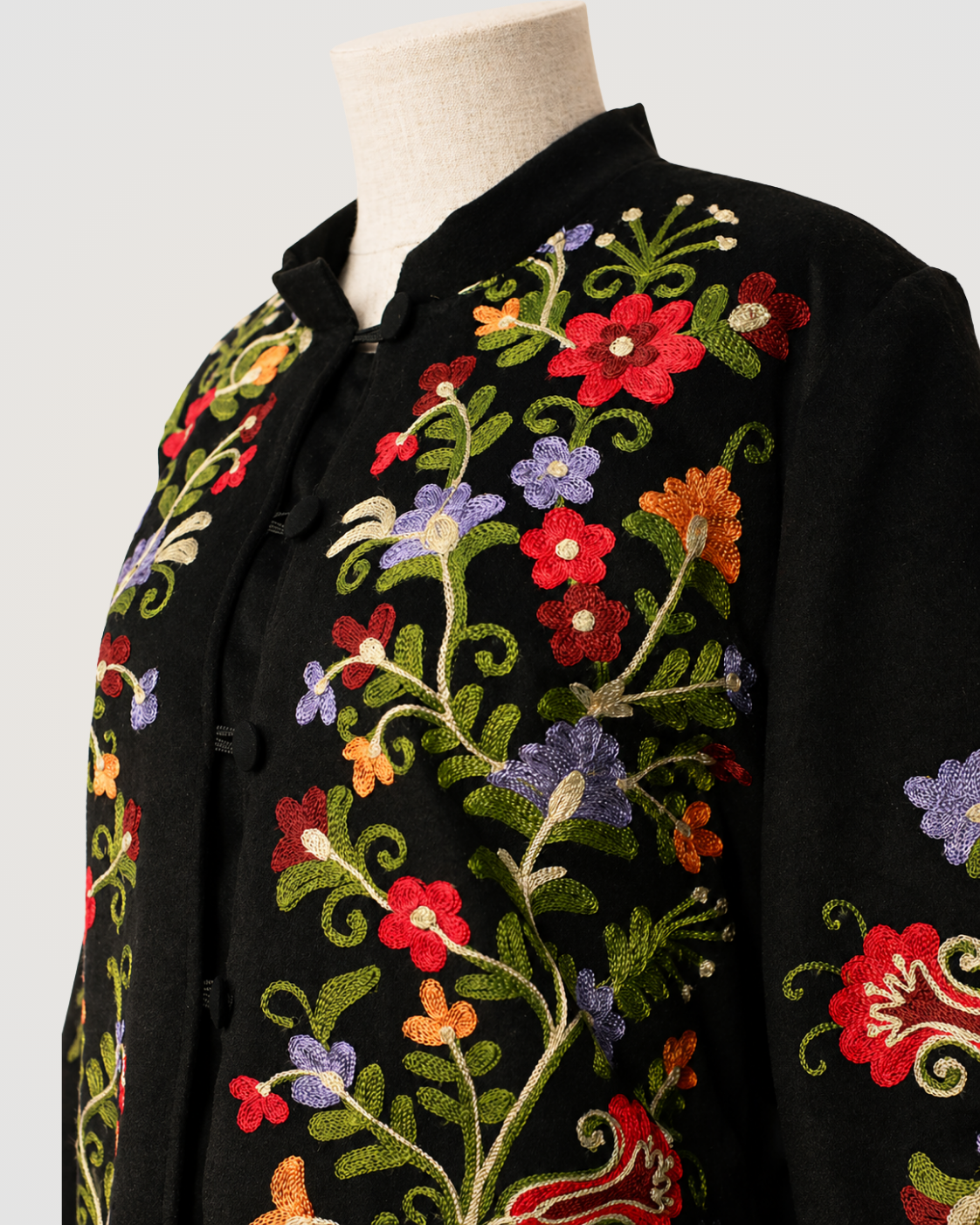 Floral Aghabānī Coat