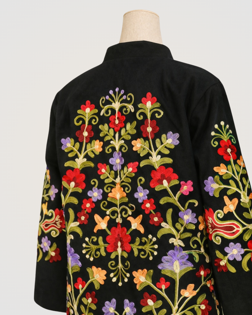 Floral Aghabānī Coat