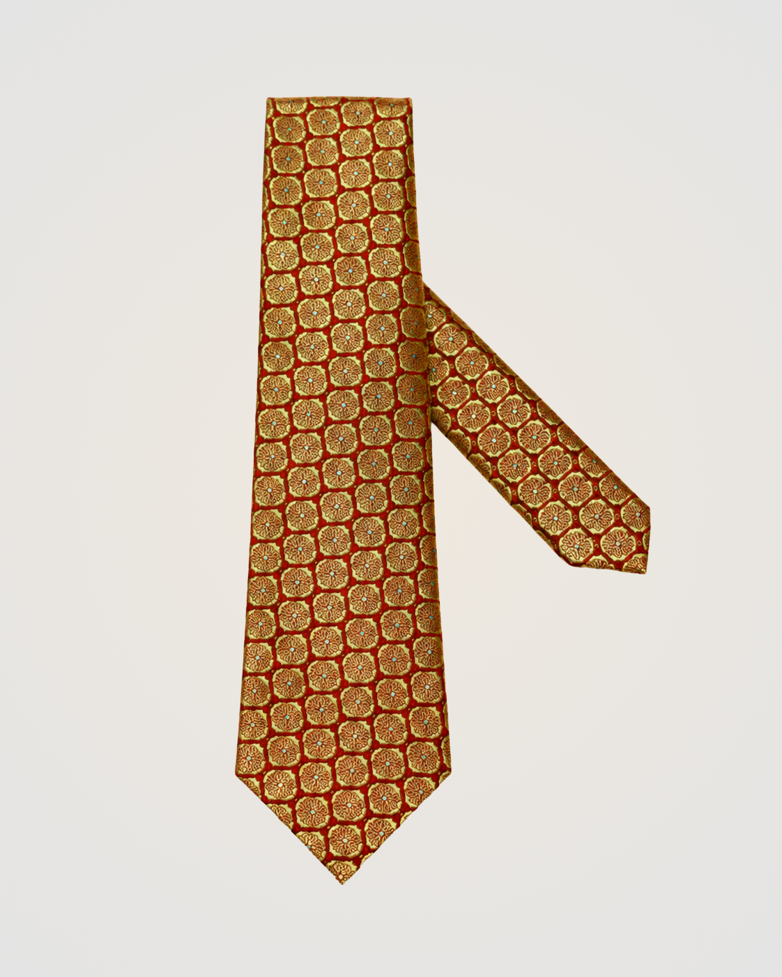 Natural Silk Brocade Tie
