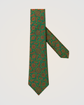 Natural Silk Brocade Tie ( Gül )