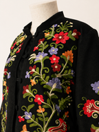 Floral Aghabānī Coat